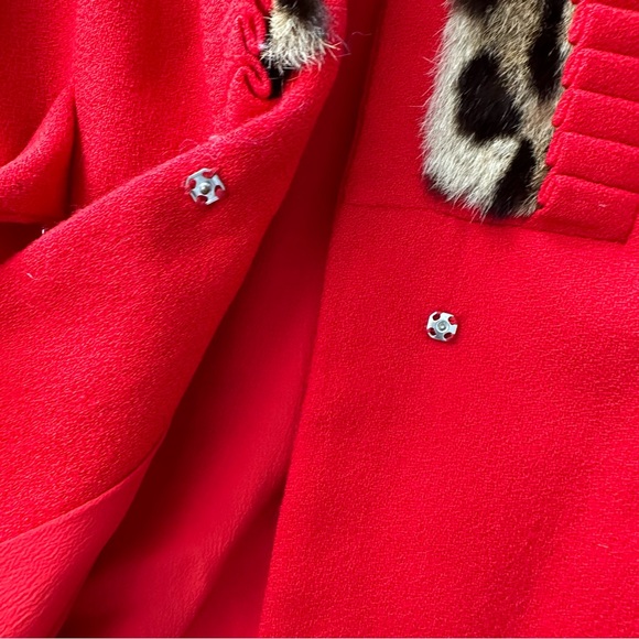 Very Rare Vintage Lilli Ann Suit Jacket🔥Dress Blazer🤩Leopard Fur Trim✨Small♥️ - Picture 6 of 15